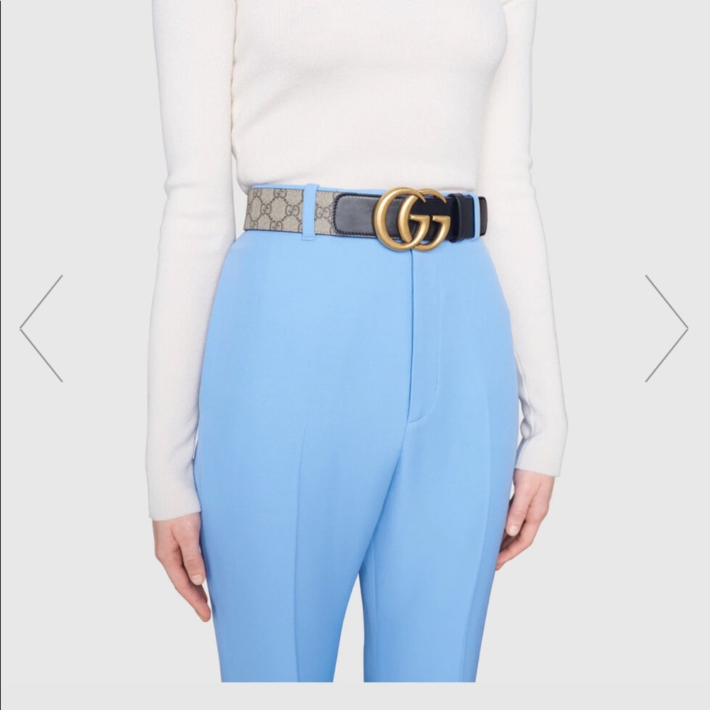 Gucci GG belt with Double G buckle 85